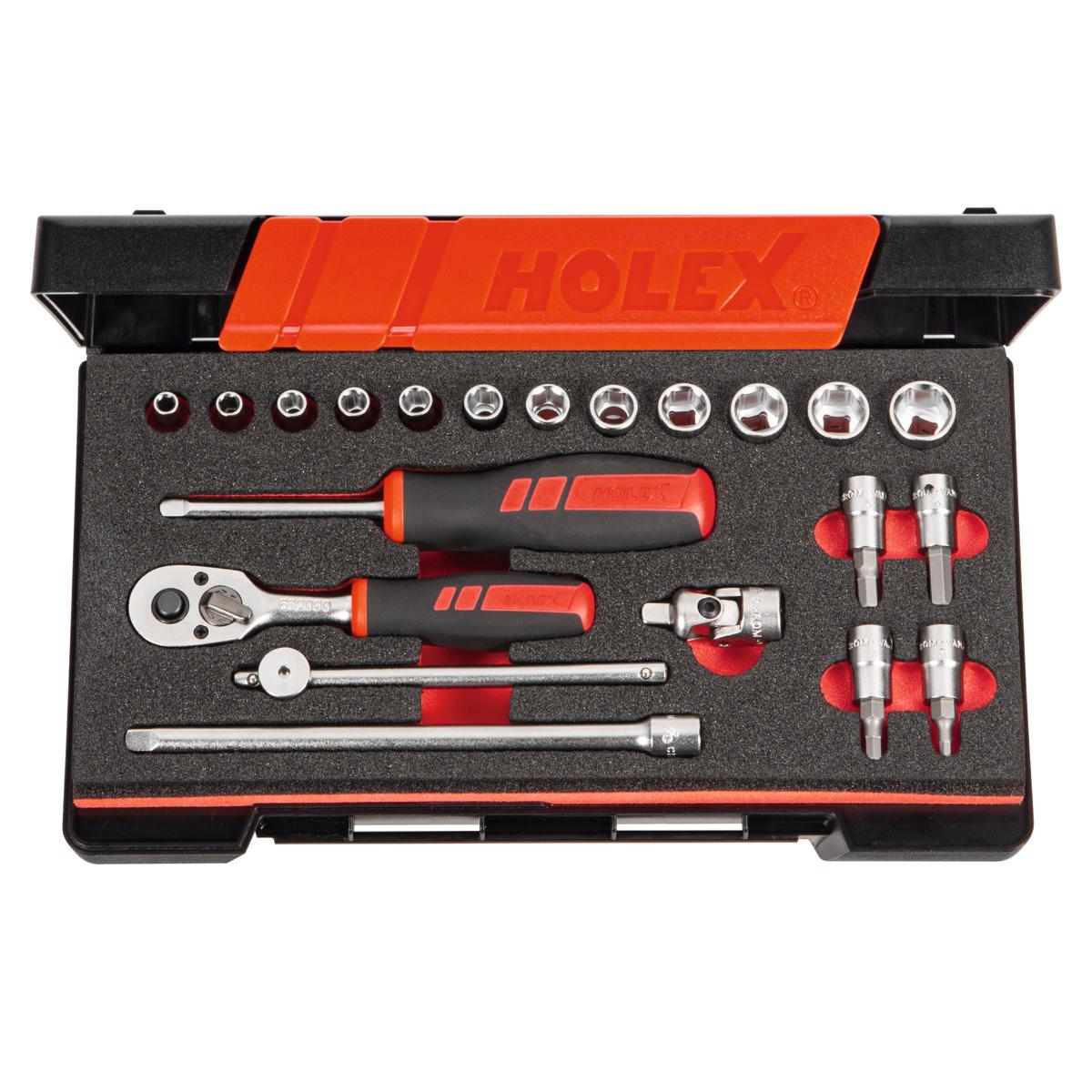 SOCKET SET 1/4 21PCS SOCKET SET 1/4 21PCS